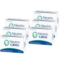 Sabonete Grisi Neutro Hipoalergênico Kit com 6