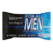 Sabonete Hidratante Biofleur For All Men Cool Sensation 180g Sabonete Hidratante Biofleur For All Men Cool Sensation 180g