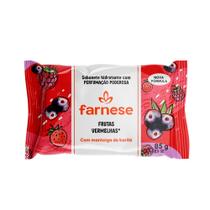 Sabonete Hidratante em Barra Farnese Frutas Vermelhas com Manteiga de Karité 85g