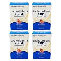 Sabonete Hidratante Leite de Jumenta Grisi Kit com 4 Unidades de 100g