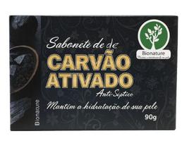 Sabonete Hidratante Natural Carvão Ativado - Bionature - 90g