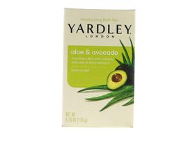 Sabonete Hidratante Yardley London Aloe e Abacate (120mL - Kit com 12 Unidades)