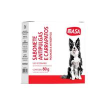 Sabonete Ibasa Anti Pulgas para Cães 80g
