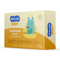 Sabonete Infantil Baruel Baby Suave Manteiga de Karité Glicerina 70g