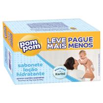 Sabonete Infantil Pom Pom Hidratante Leve 5 Pague 4 70g cada Sabonete Infantil Pom Pom Hidratante Leve 5 Pague 4 70g cada