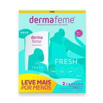 Sabonete íntimo Dermafeme 2 Frascos Cimed Suave 200ml