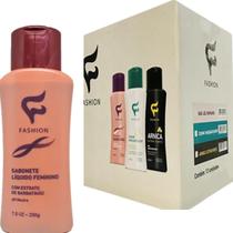 Sabonete Íntimo Feminino Fashion Com Extrato de Barbatmão Vidro 200g Kit 12 Unidades