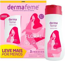 Sabonete Íntimo Floral Dermafeme (2 Unidades de 200ml ) Cimed Higiene, Frescor e Proteção Diária