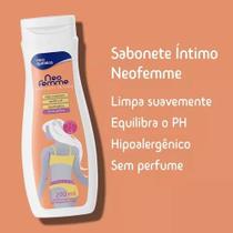 Sabonete Íntimo Neofemme Neutro 200ml Higiene, Frescor e Proteção Diária Feminina