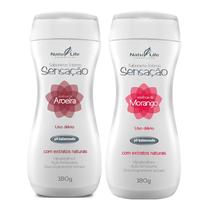 Sabonete Íntimo Sensação: 1 Aroeira + 1 Morango Sabonete Íntimo Sensação: 1 Aroeira + 1 Morango