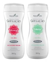 Sabonete Íntimo Sensação: 1 Morango + 1 Menta Sabonete Íntimo Sensação: 1 Morango + 1 Menta