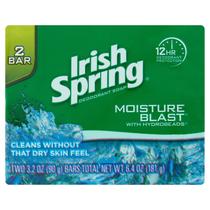 Sabonete Irish Spring Moisture Blast 2 barras de 90 ml