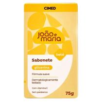 Sabonete João E Maria Em Barra Glicerina Infantil 75g Cimed Sabonete João E Maria Em Barra Glicerina Infantil 75g Cimed