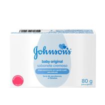 Sabonete JOHNSON'S baby cremoso com 80G