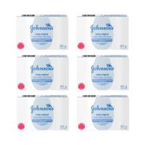 Sabonete Johnsons Baby 80G - Kit Com 6Un