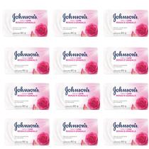 Sabonete Johnsons Daily Care Rosa e Sândalo 80g Kit 12 un