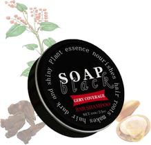 Sabonete kumamart Black Hair Shampoo Bar Grey Hair Coverage