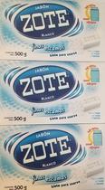 Sabonete Laundry Flakes Zote Blanco, pacote com 3