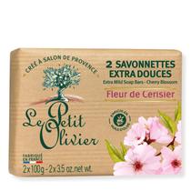 Sabonete Le Petit Olivier Extra Mild Cherry Blossom 2 unidades