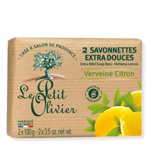 Sabonete Le Petit Olivier Extra Mild Verbena Limão, 2 unidades Sabonete Le Petit Olivier Extra Mild Verbena Limão, 2 unidades
