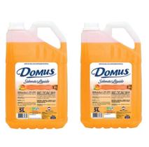 Sabonete Líq. para mãos - Pêssego Domus - Kit c/2 Galões 5L cada