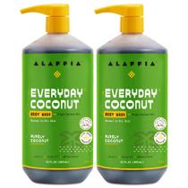 Sabonete líquido Alaffia Everyday Coconut com café, 960 ml, pacote com 2 unidades