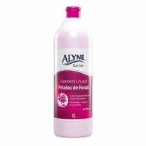 Sabonete Líquido Alyne Skin Care Pétalas de Rosas 1L Glicerinado pH Neutro