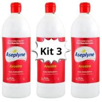 Sabonete Liquido Aseptol DE AROEIRA 1000ml Kit Com 03 Und