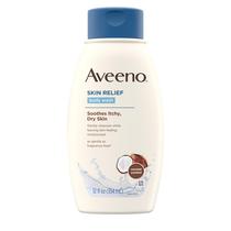 Sabonete líquido Aveeno Skin Relief Coconut Scent 355 ml para pele seca