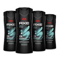 Sabonete líquido AXE Apollo para homens de longa duração, 473 ml, pacote com 4
