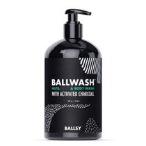 Sabonete líquido Ballsy Ballwash Charcoal 473 ml com óleo de coco masculino