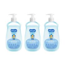 Sabonete Liquido Baruel Baby 400ml Pele Delicada - Kit C/3un