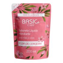 Sabonete liquido basic + care flor de cerejeira stand up pouch 200ML Sabonete liquido basic + care flor de cerejeira stand up pouch 200ML