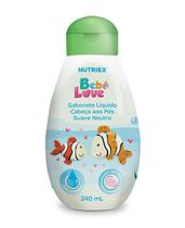 Sabonete Líquido Bebê Love Cabeça aos Pés - Neutro 240mL Nutriex