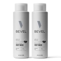 Sabonete líquido Bevel Supreme Oak Scent com manteiga de karité, pacote com 2 unidades