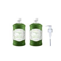 Sabonete Liquido Botanic 2 Unidades 1 Litro Tampa BellPlus