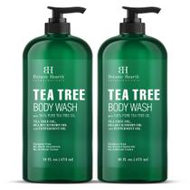 Sabonete líquido Botanic Hearth Tea Tree 473 ml acalma a coceira na pele x2 Sabonete líquido Botanic Hearth Tea Tree 473 ml acalma a coceira na pele x2