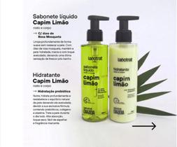 Sabonete líquido capim limão rosto e corpo 190ml labotrat