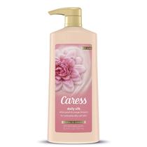 Sabonete Líquido Caress Daily Silk 750ml Essência Floral de Óleo Sabonete Líquido Caress Daily Silk 750ml Essência Floral de Óleo