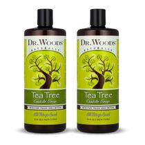 Sabonete Líquido Castela Dr. Woods com Óleo de Melaleuca e Manteiga de Karité 2x946 ml