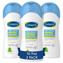 Sabonete Líquido Cetaphil Ultra Gentle Refreshing - Kit com 3 Pacotes de 500ml Sabonete Líquido Cetaphil Ultra Gentle Refreshing - Kit com 3 Pacotes de 500ml