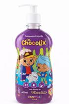 Sabonete Líquido Chocolix Chocolate 400ml Omega Kids
