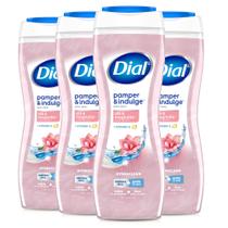 Sabonete líquido corporal Dial Silk Magnolia 473 ml, pacote com 4 Sabonete líquido corporal Dial Silk Magnolia 473 ml, pacote com 4