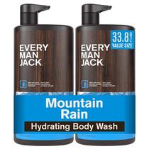 Sabonete Líquido Corporal Every Man Jack Mountain Rain 2x1 L