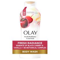 Sabonete Líquido Corporal Olay Fresh Radiance Cereja Negra e Baunilha 650 ml