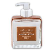 Sabonete líquido couro cereja e avelã - 350 ml - Mels Brushes Sabonete líquido couro cereja e avelã - 350 ml - Mels Brushes