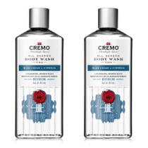 Sabonete líquido Cremo Rich-Lathering Blue Cedar & Cypress, pacote com 2 unidades de 480 ml