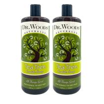 Sabonete líquido de castela Dr. Woods Pure Tea Tree 960 ml (pacote com 2) Sabonete líquido de castela Dr. Woods Pure Tea Tree 960 ml (pacote com 2)
