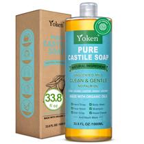 Sabonete líquido de castela Yoken sem perfume 1L com óleos orgânicos