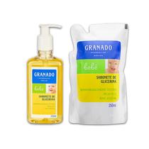 Sabonete Líquido De Glicerina Granado Bebê 250ml + Refil